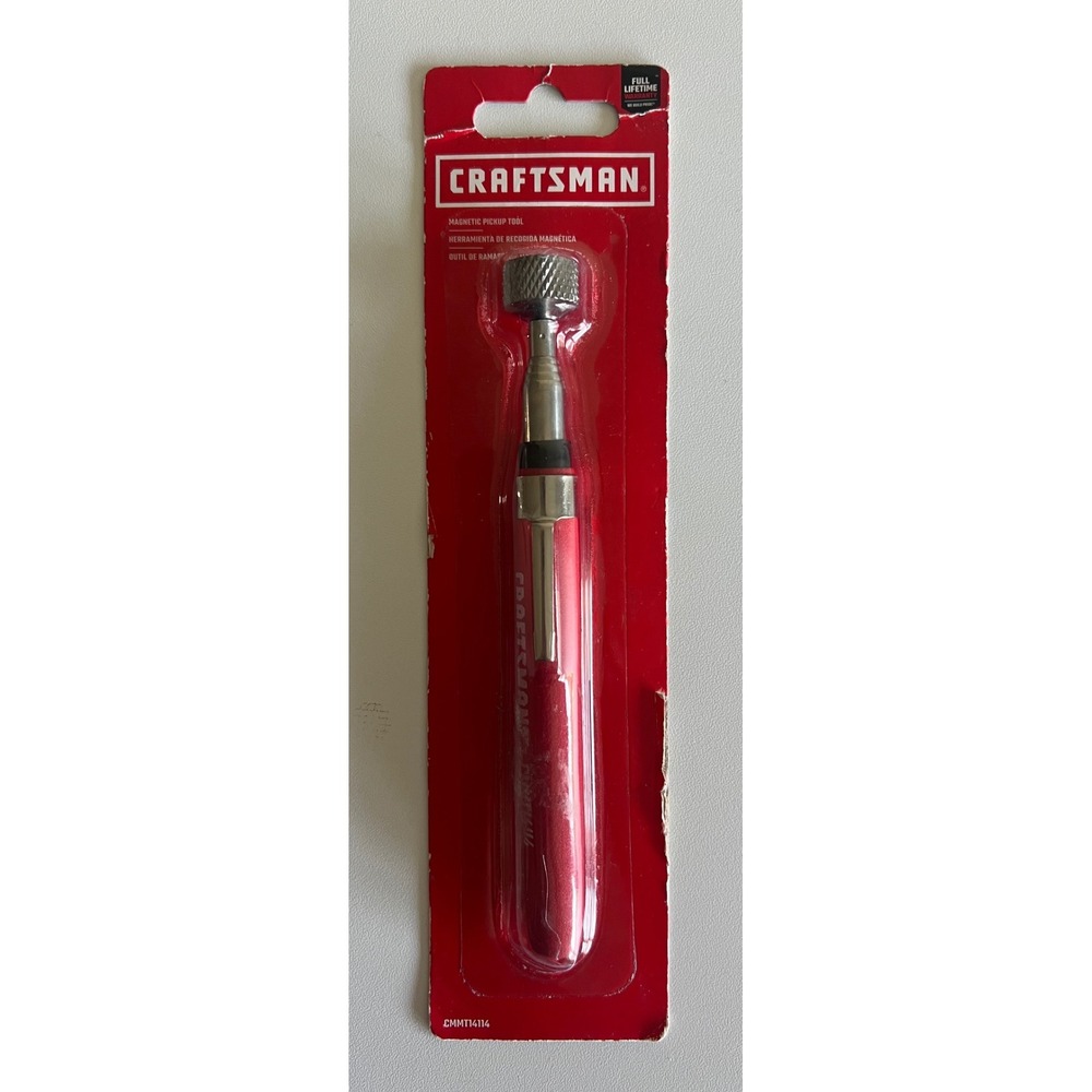 Craftsman CMMT14114 Magnetic Pickup Tool Telescoping 33 Inch 2lb Capacity Red